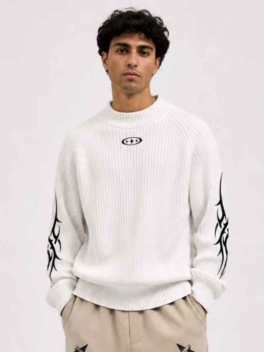 Sigil Ribbed Knit Sweater